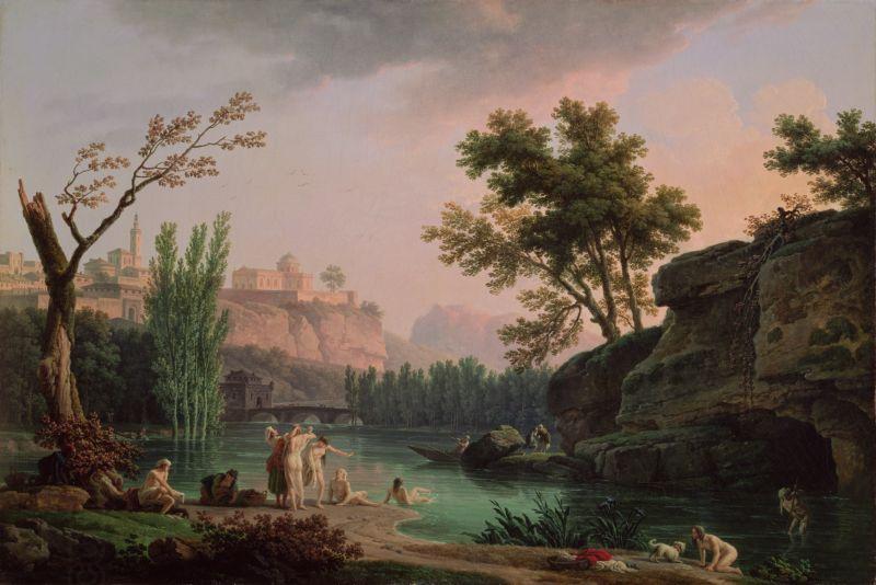 Claude Joseph Vernet Landscape in Italy oil painting picture